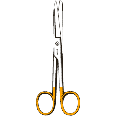 Sklar Edge Tungsten Carbide Operating Scissors 5 1-2" - 16-1056