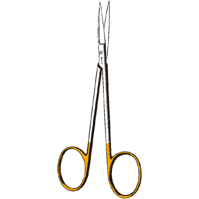 Sklar Edge Tungsten Carbide Iris Scissors 4 1-2" - 16-2405