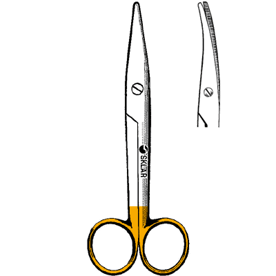 Sklar Edge Tungsten Carbide Mayo-Stille Dissecting Scissors 6 3-4" - 16-3567