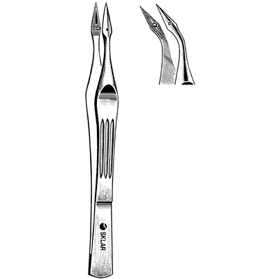 Carmalt Splinter Forceps 4 1-4" - 19-3340