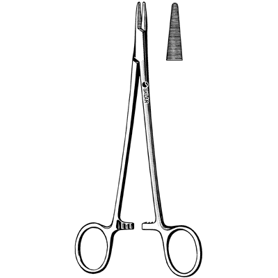 Brown Needle Holder 6 3-4" - 20-4867