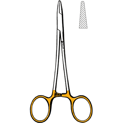 Sklargrip Baumgartner Needle Holder 5 1-2" - 21-1450