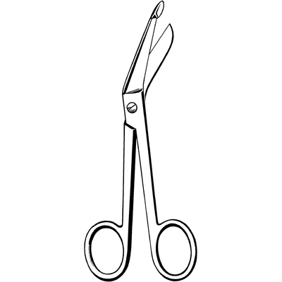 Econo Lister Bandage Scissors 3 1-2" - 21-222