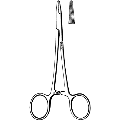 Sklarlite Extra Delicate Baumgartner Needle Holder 5 1-2" - 23-2232