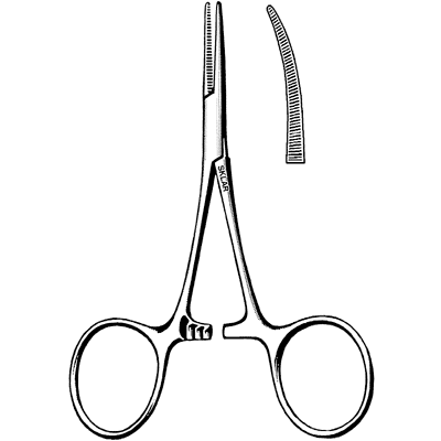 Sklarlite Extra Delicate Hartmann Mosquito Forceps 3 1-2" - 23-2501