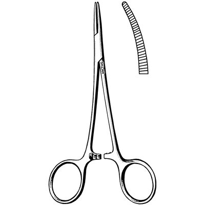 Sklarlite Extra Delicate Halstead Mosquito Forceps 5" - 23-2506