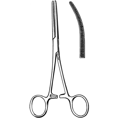 Sklarlite Extra Delicate Rochester-Pean Forceps 7 1-4" - 23-2563