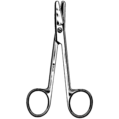 Suture Wire Cutting Scissors 4 3-4" - 24-2347