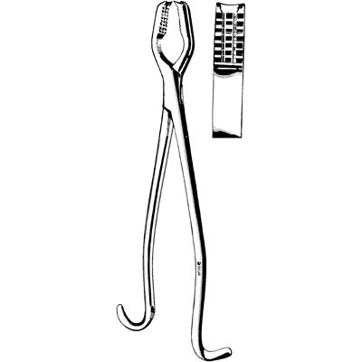Lane Bone Holding Forceps 13" - 40-2313