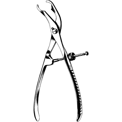 Self-Retaining Bone Holding Forceps 6" - 40-2590