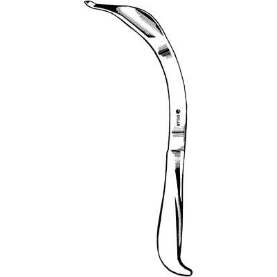 Aufranc Cobra Retractor Blunt Tip Serrated - 40-8282