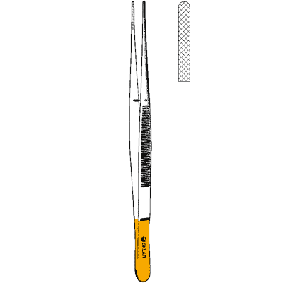 Potts-Smith Dressing Forceps 7" - 51-4370