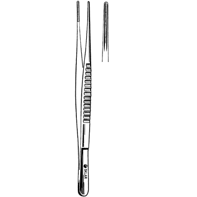 DeBakey Atraumatic Tissue Forceps 6 1-4" - 52-5162