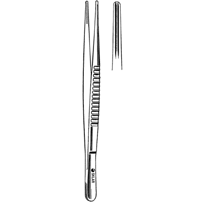 DeBakey Atraumatic Tissue Forceps 6 1-4" - 52-5262
