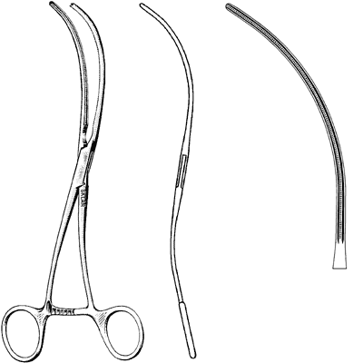 DeBakey Atraumatic Peripheral Vessel Clamp 8" - 52-6605