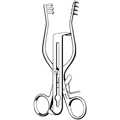 Henly Vascular Surgery Retractor 6 1-2" - 55-7340