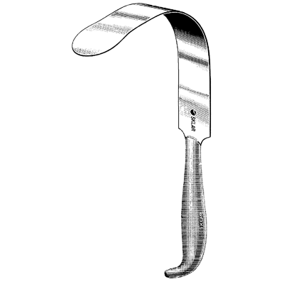 Foss Biliary Duct Retractor 1 3-4" x 9 1-2" - 60-2395