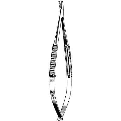 Cohan Needle Holder Curved Without Lock 7mm Jaws - 65-6470