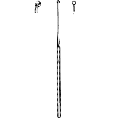 Buck Ear Curette Sharp Angled #1 - 67-2501