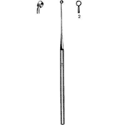 Buck Ear Curette Sharp Angled #2 - 67-2502