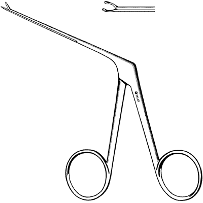 Micro Alligator Ear Forceps 3 1-4" - 67-8178