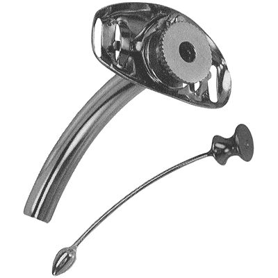 Jackson Improved Tracheotomy Tube #5 Stainless Steel Short Length - 78-2115