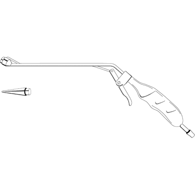 Hemorrhoid Suction Ligator Angled Up 30 - 80-1970