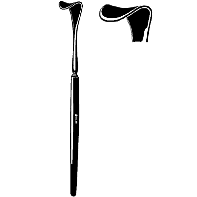 Sklar Black Desmarres Lid Retractor 18mm - 90-1035