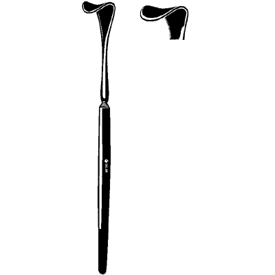 Sklar Black Desmarres Lid Retractor 12mm - 90-1038