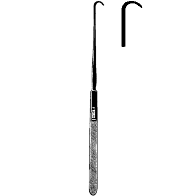 Sklar Black Emmett Tenaculum Hook #4 - 90-2174