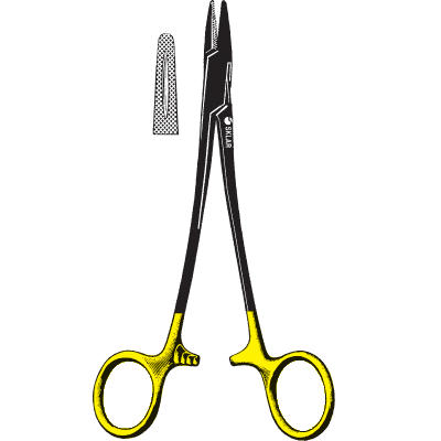 Sklar Black Laser Mayo-Hegar Needle Holder 7" - 90-2287