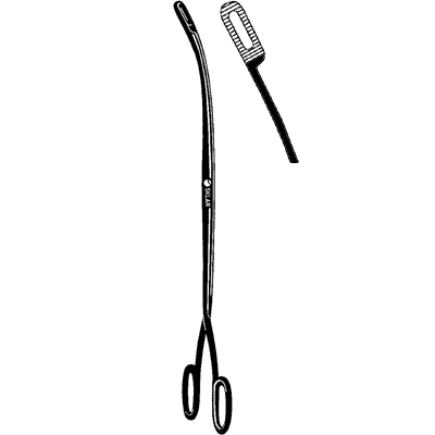 Sklar Black Campion Forceps 9 1-4" - 90-2298