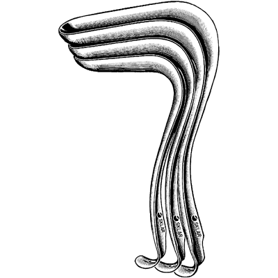 Sims Retractor Small 2 1-2" x 1" Blade - 90-3225