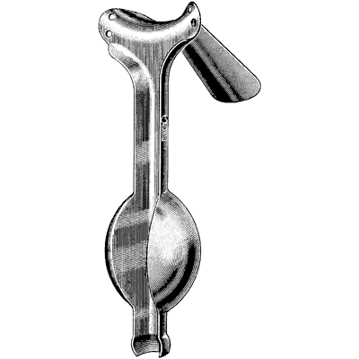 Berlind-Auvard Weighted Vaginal Speculum 4 1-4" x 1 5-8" - 90-3558