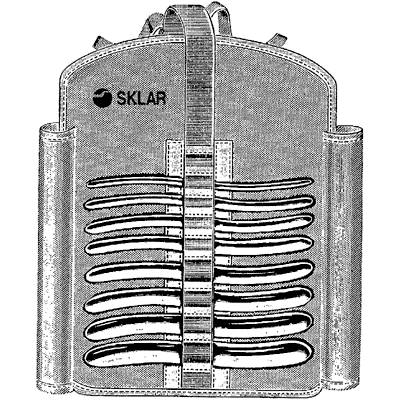 Hegar Uterine Dilators Set of 8 With Khaki Roll - 90-4826
