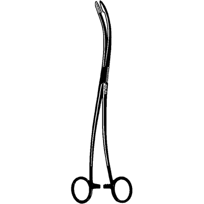 Sklar Black DeLee Uterine Forceps 11" - 90-7111