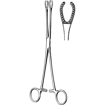 Gutglass Cervix Forceps 9 1-2" - 90-8090