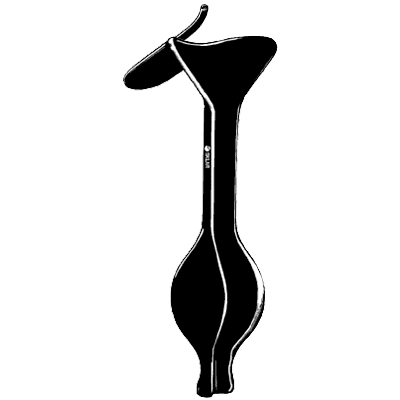Sklar Black Auvard Weighted Vaginal Speculum 2 3-4" x 1 1-2" - 90-9103