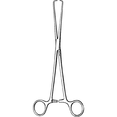 Schroeder (Braun) Tenaculum Forceps 9 1-2" - 91-1290