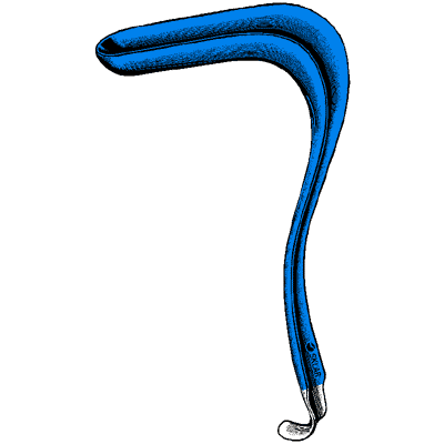 Sklar Blue Sims Retractor - 91-5202