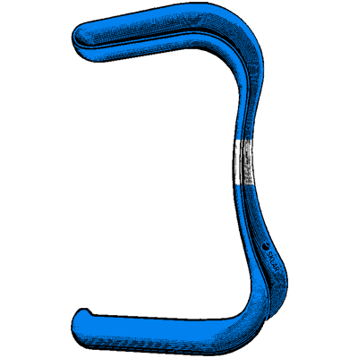 Sklar Blue Sims Retractor - 91-5212