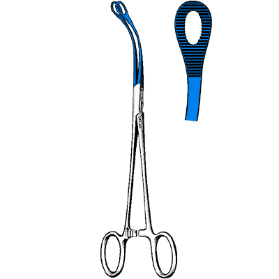 Sklar Blue Laufe Uterine Polyp Forceps 7 3-4" - 91-5408