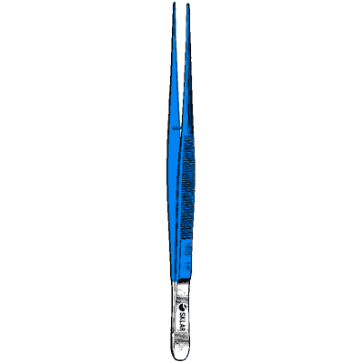 Sklar Blue Potts-Smith Forceps 10" - 91-5412
