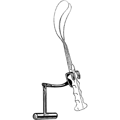 Bill Traction Handle For Use On Standard Obstetrical Forceps - 92-3350