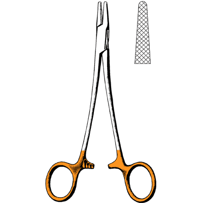 Surgi-OR TC Mayo-Hegar Needle Holder 6" - 95-141