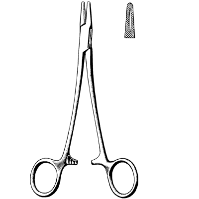 Surgi-OR Mayo-Hegar Needle Holder 5 1-4" - 95-842