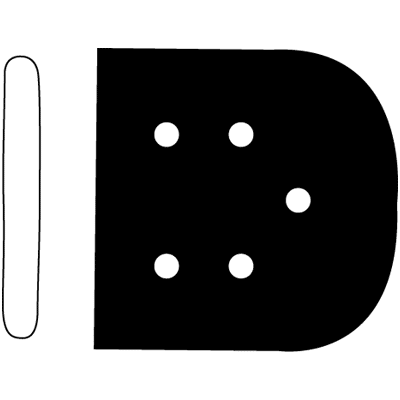 SklarTip Vented Instrument Protectors 1-8" x 1" x 1" - 96-1412