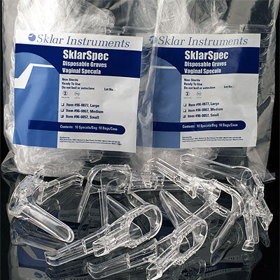 SklarSpec Disposable Graves Vaginal Specula Large - 96-1877