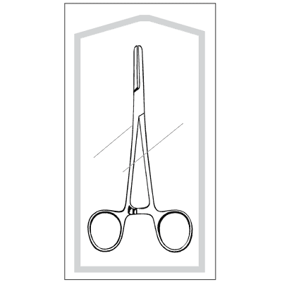 Econo Sterile Tube Occluding Forceps 7" - 96-2408