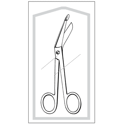 Econo Sterile Lister Bandage Scissors 5 1-2" - 96-2502